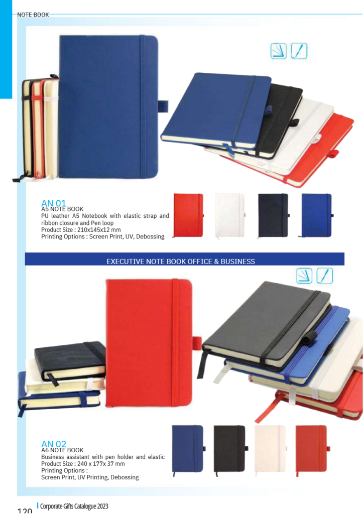 Notebook Branding - Best Quality Giveaways in Egypt