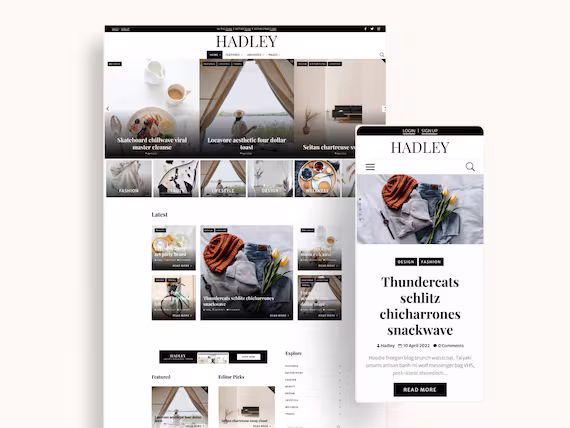 Magazine Web Design – Best Magazine & Blog Web Design