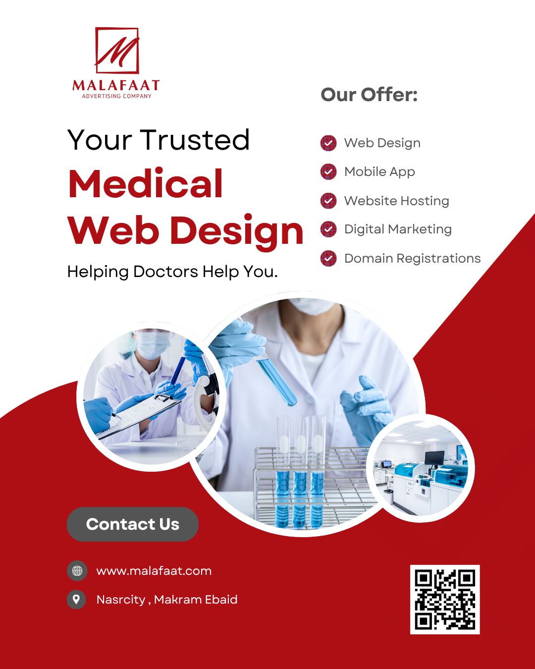 Your Trusted Medical Web Design Partner – By Malafaat