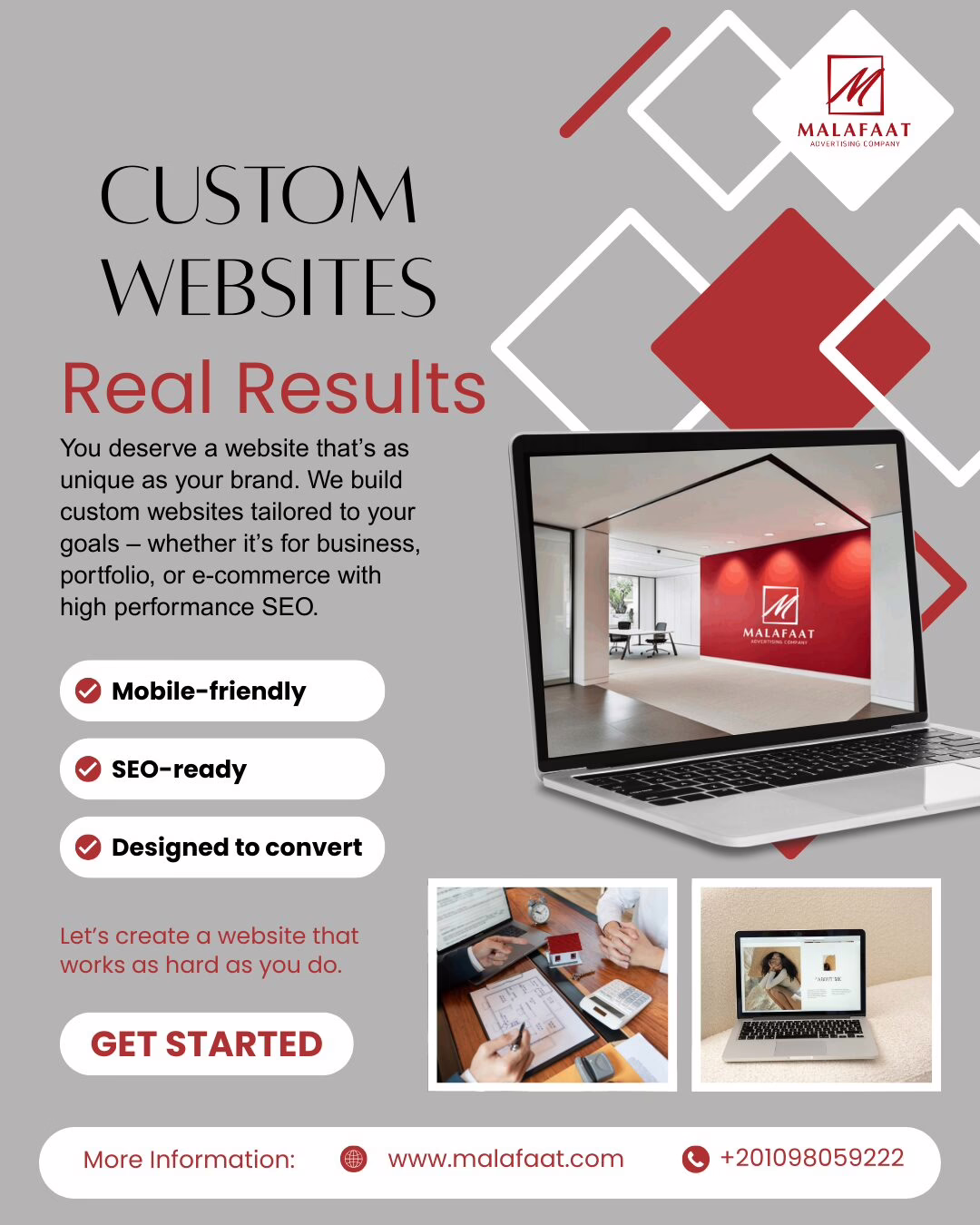 SEO-Friendly Website Design Services in Egypt by Malafaat