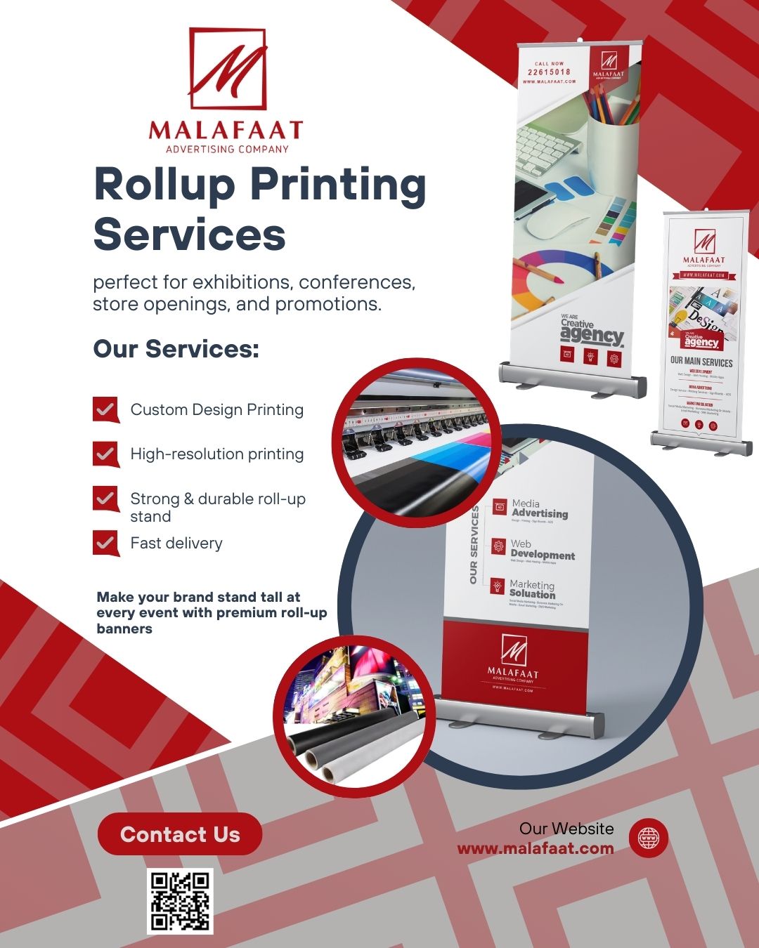 Professional Banner Printing for Events & Exhibitions in Egypt