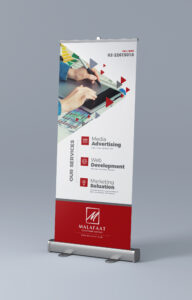 High Quality Rollup stand Printing in Egypt
