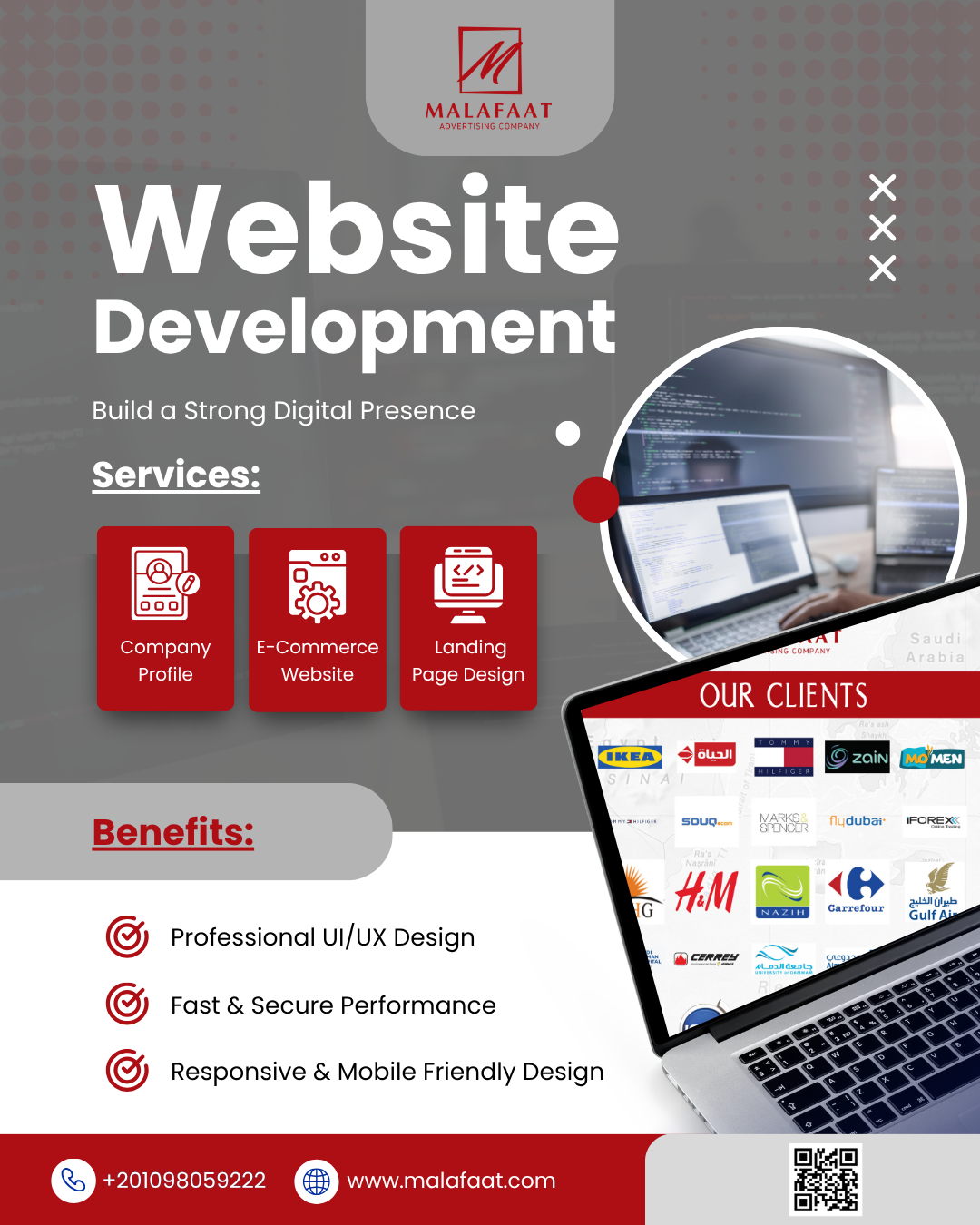 High-Quality Website Design Services in Egypt - Malafaat