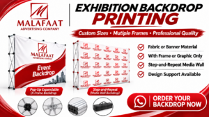 Emergency Backdrop Banner Printing