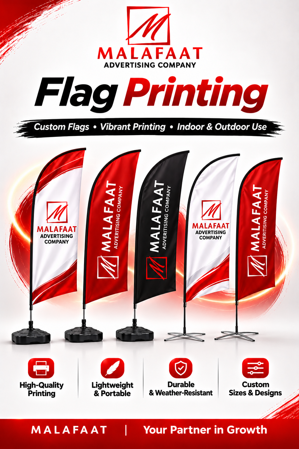 Professional Flag Printing in Cairo for Events | Malafaat